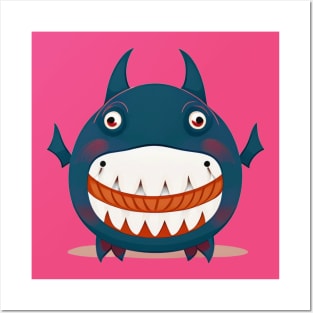 Sharky Smiles Posters and Art